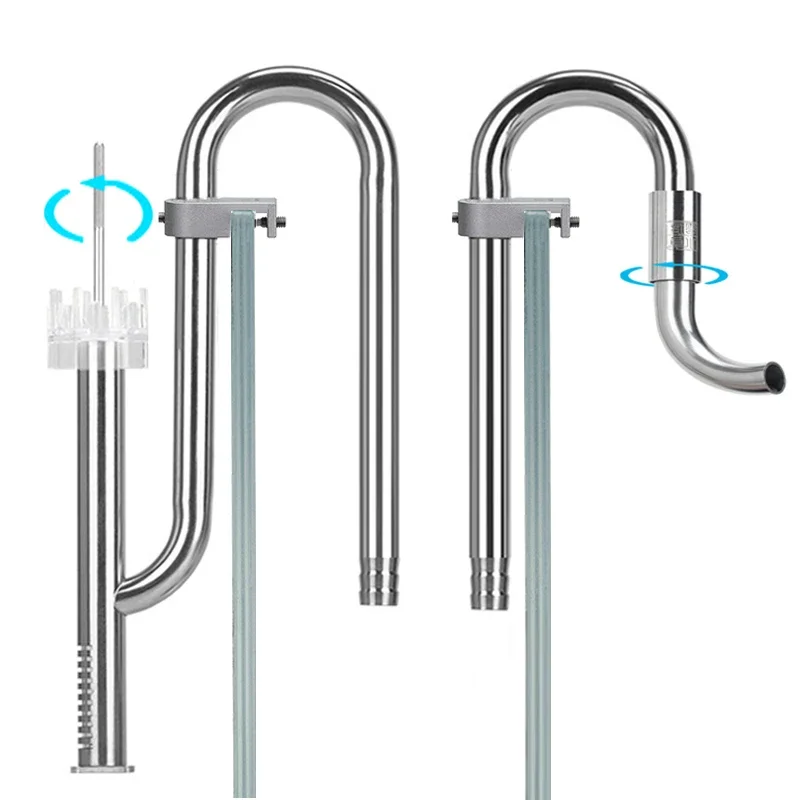 Planted Aquarium Cleaning - Aquariumfilter Inlaat- en uitlaatopening Olieverwijderingsmembraan Filterbuis