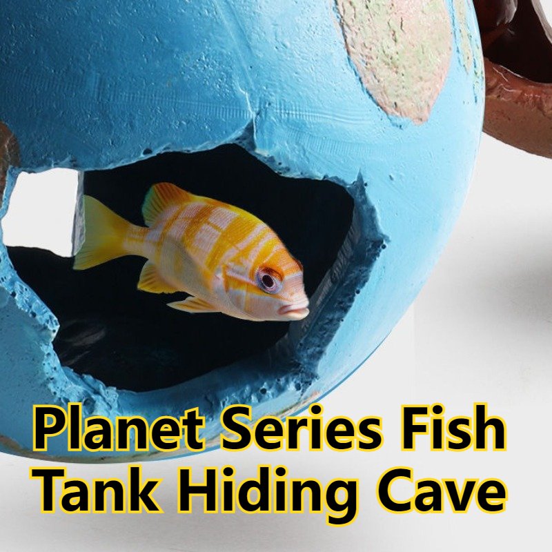 Aquarium Planet - Planet Series Fish Tank Hiding Cave