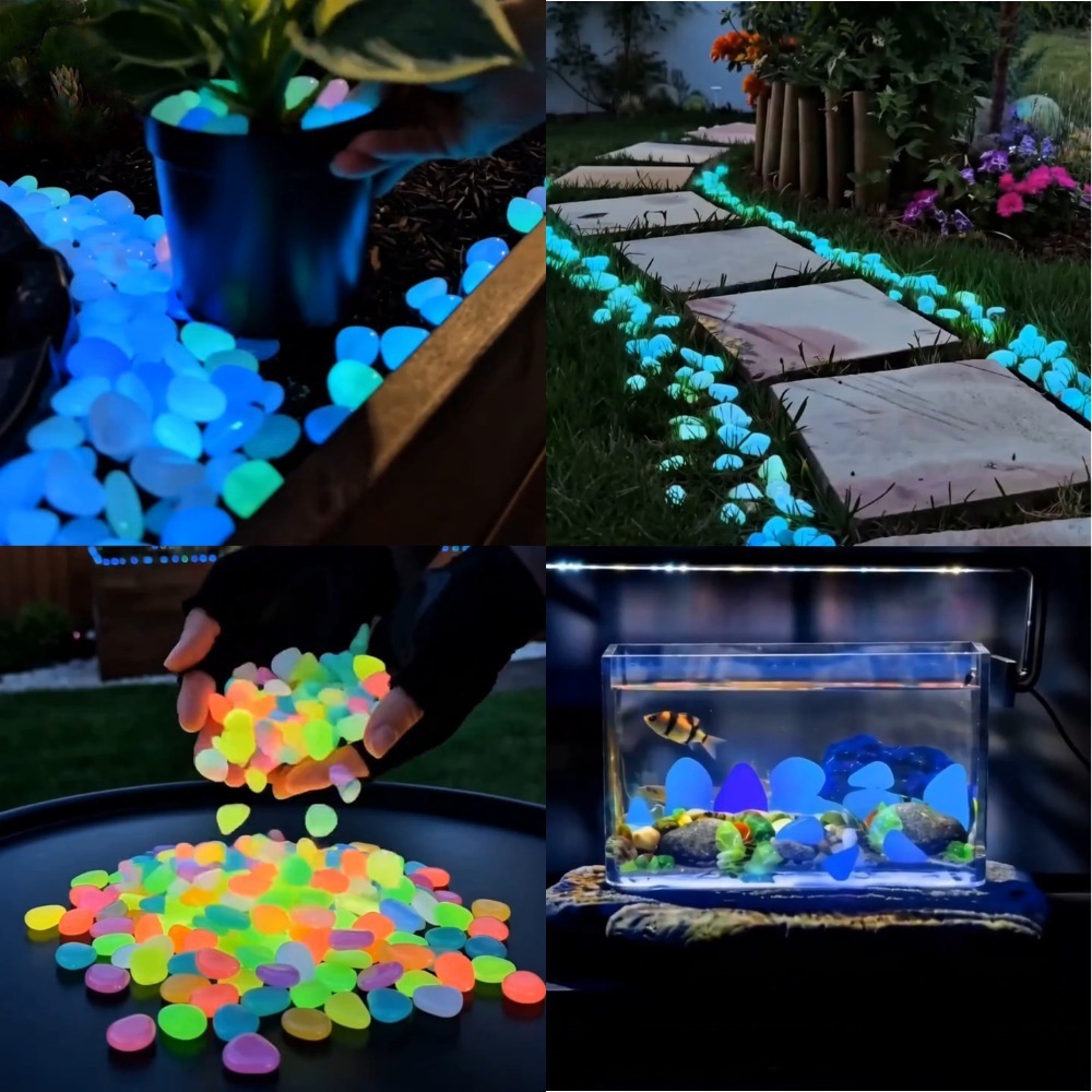 Aquarium Planted Aquarium - Kleurrijke, in het donker gloeiende, lichtgevende
