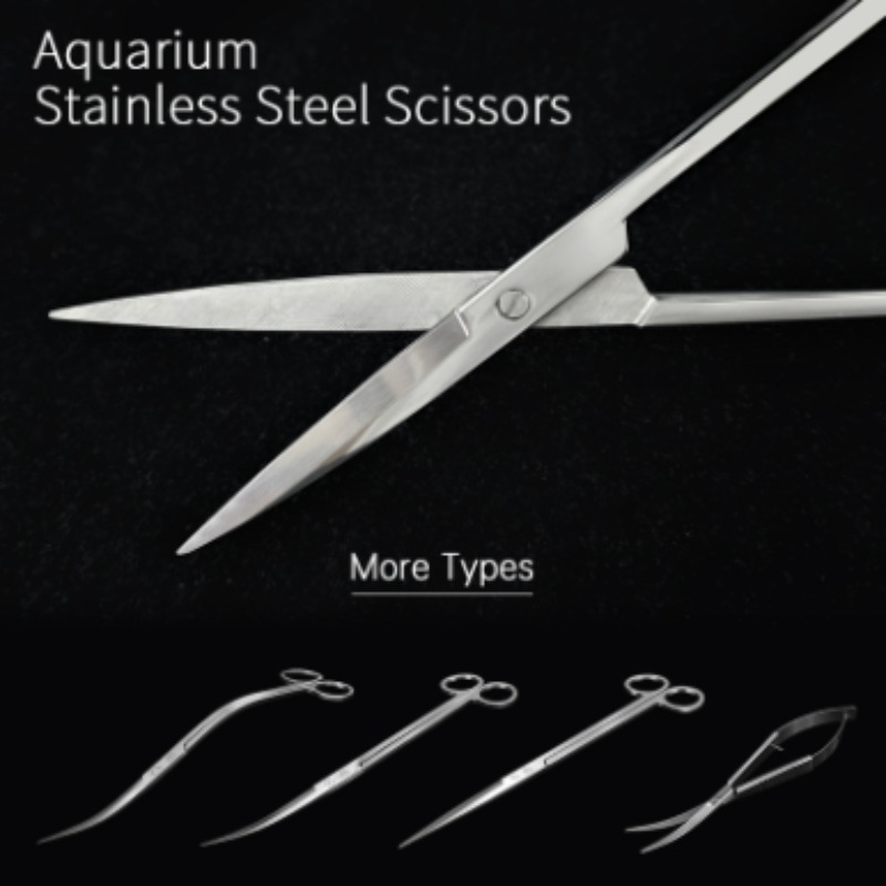 Planted Aquarium Tools - Week Aqua RVS Aquatische Plantenschaar Serie