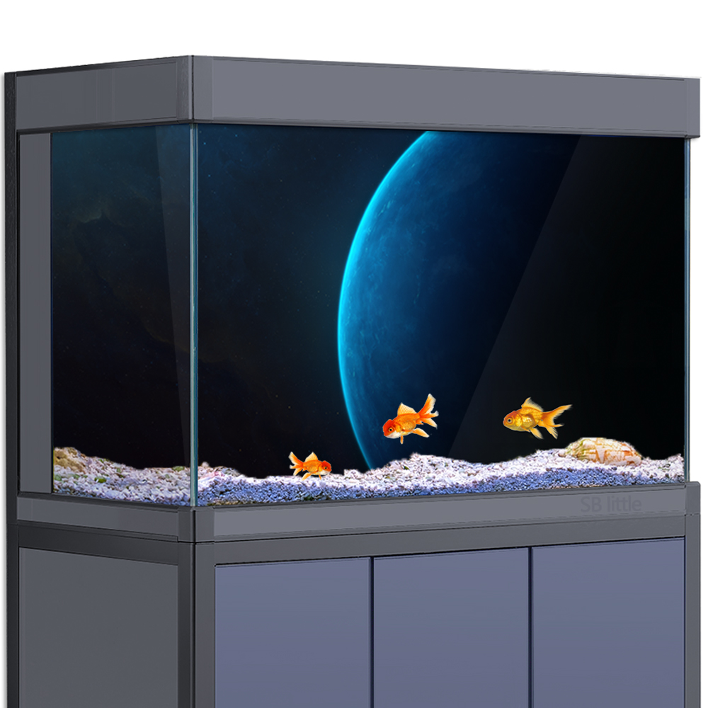 Aquarium Planet - Aquarium Achtergrond Sticker - Starkiteckt space