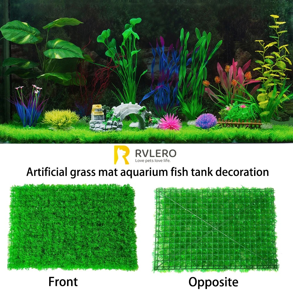Aquarium Plant Grass - Kunstgras Gazon Aquarium Aquarium Aquarium Aquarium