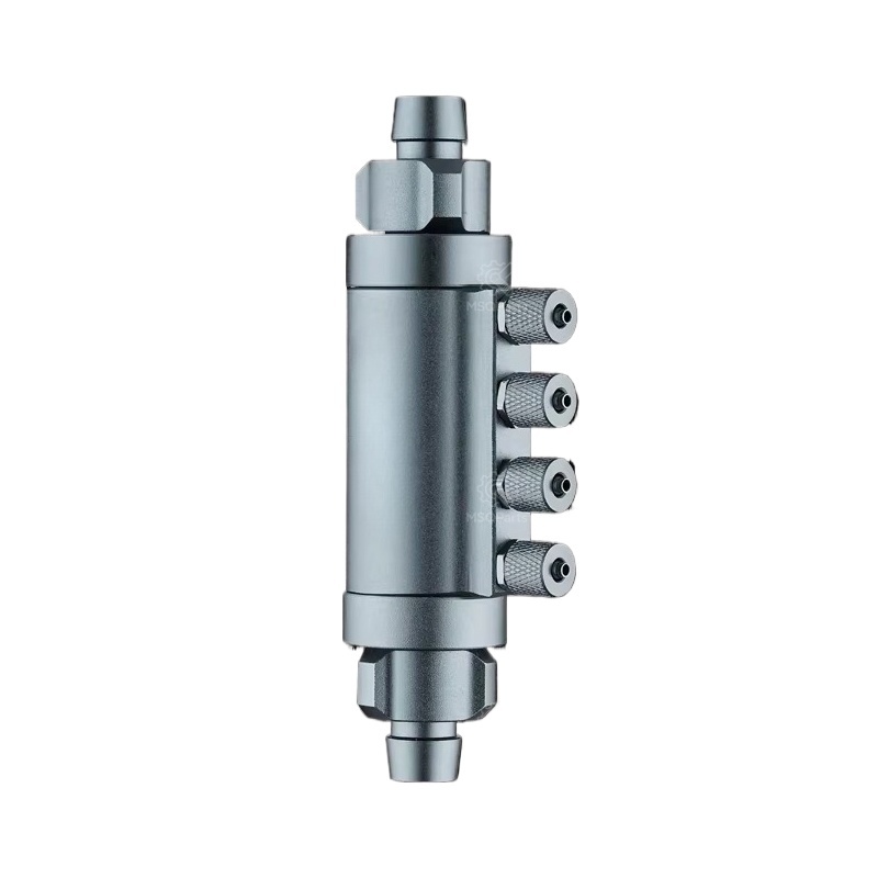 Aquarium Plant Fertilizer - 4-poorts doseersplitter terugslagkleppen voor inline canisterfilter