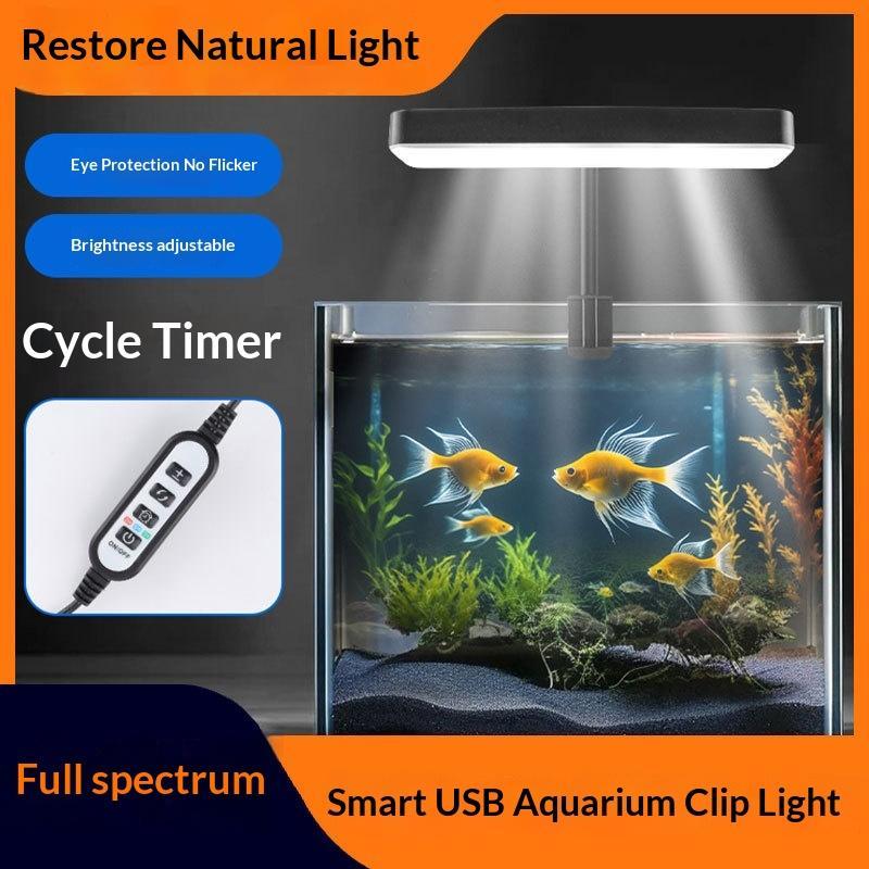 Aquarium Planted Aquarium - Volledig spectrum LED aquariumverlichting 360 graden