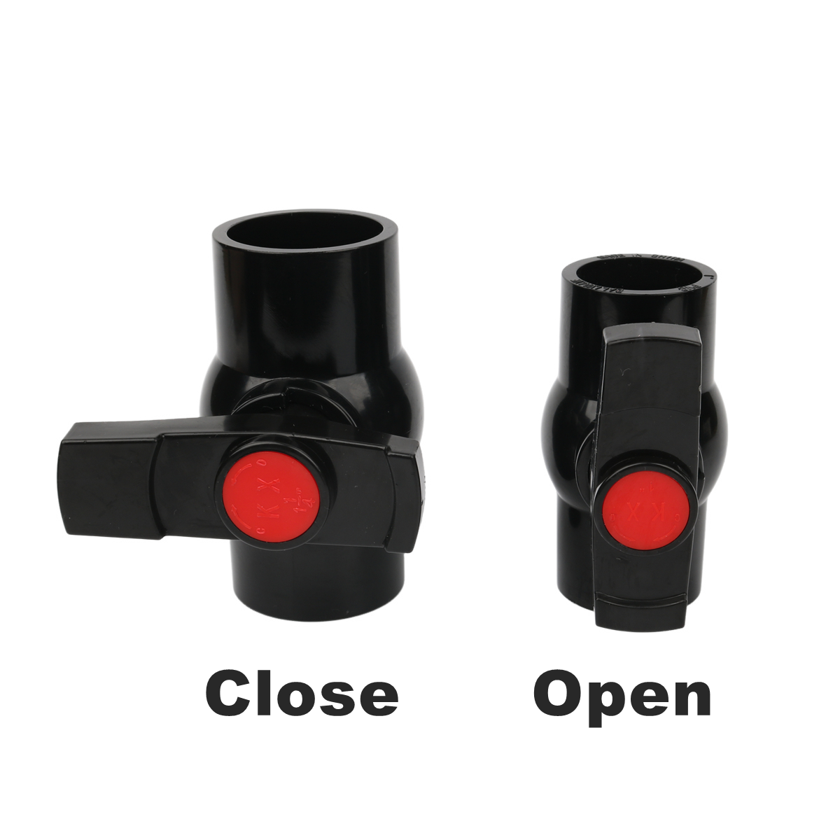1pc 20/25/32/40/50mm Zwart PVC - Aquarium Planet recensie en prijs