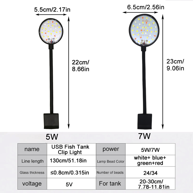 USB Aquarium LED-lamp Aquarium - Planted Aquarium Mini recensie en prijs
