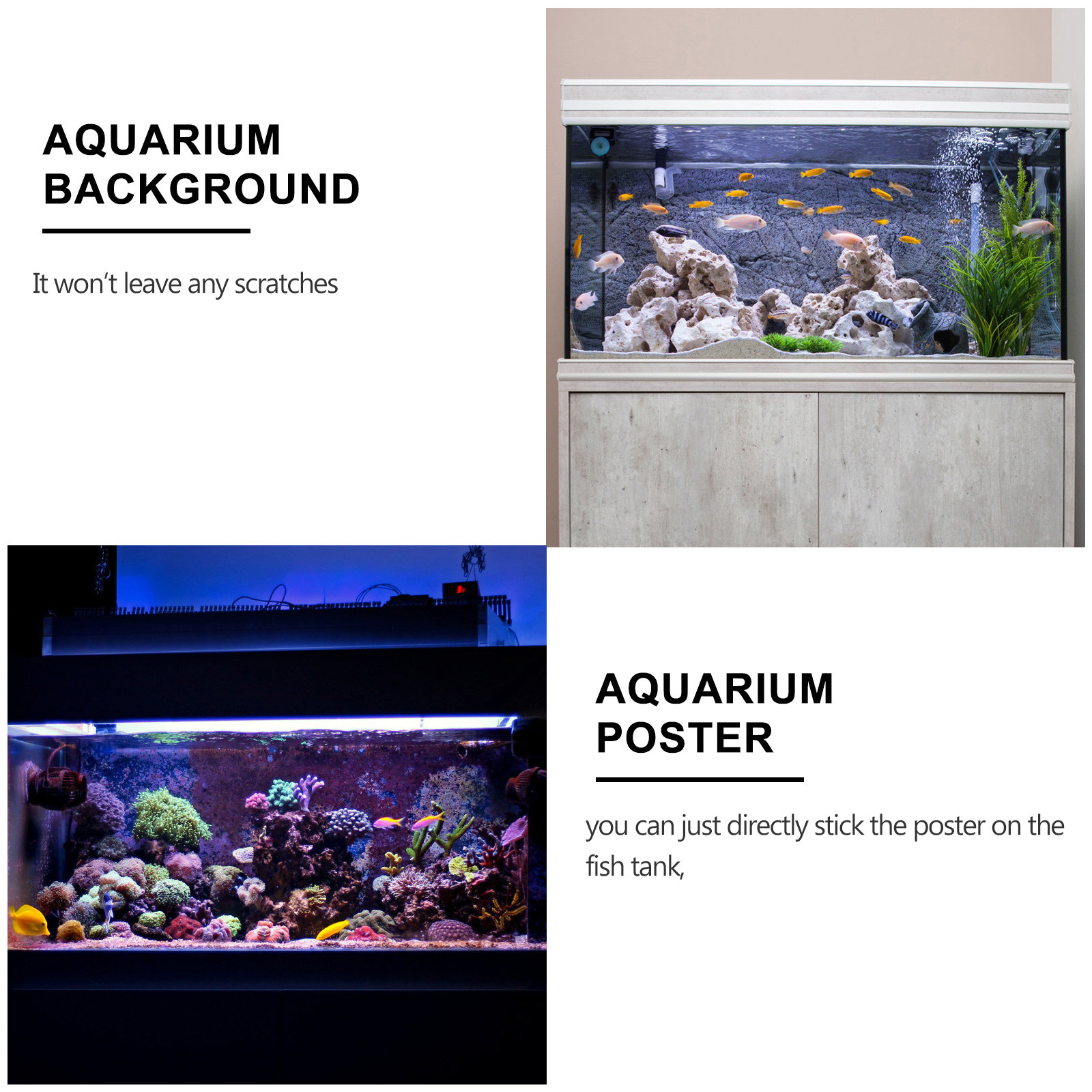 Achtergrondsticker voor aquari - Planted Aquarium Wallpaper recensie en prijs