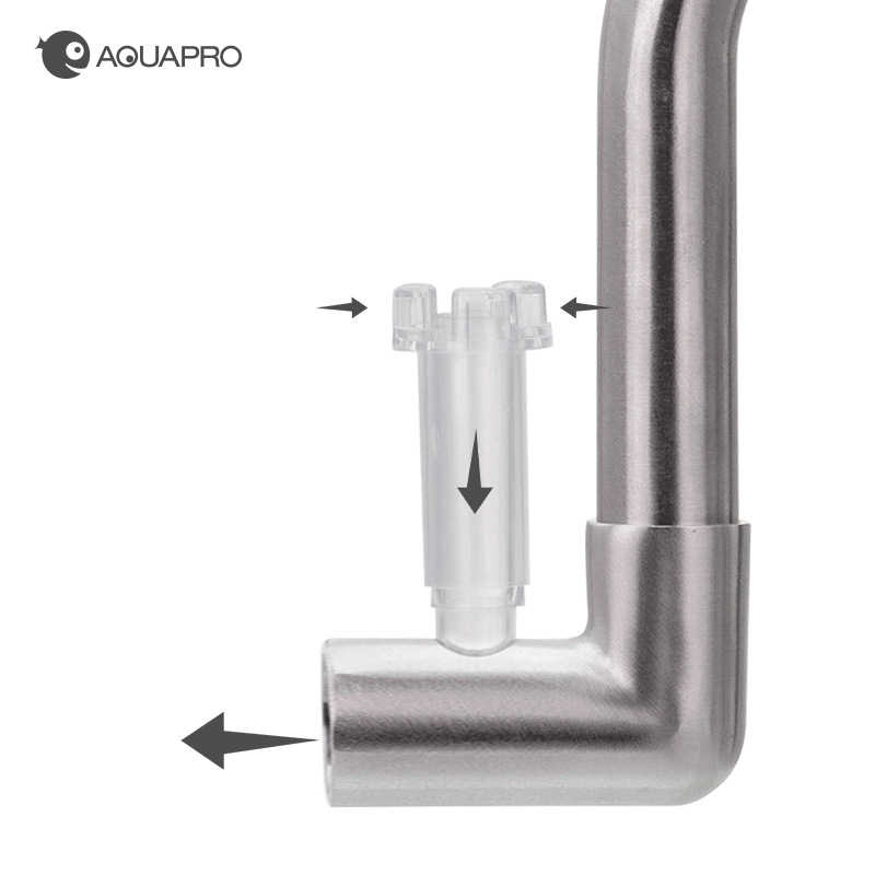 AQUAPRO Mini RVS Instroom Uits - Planted Aquarium Mini recensie en prijs