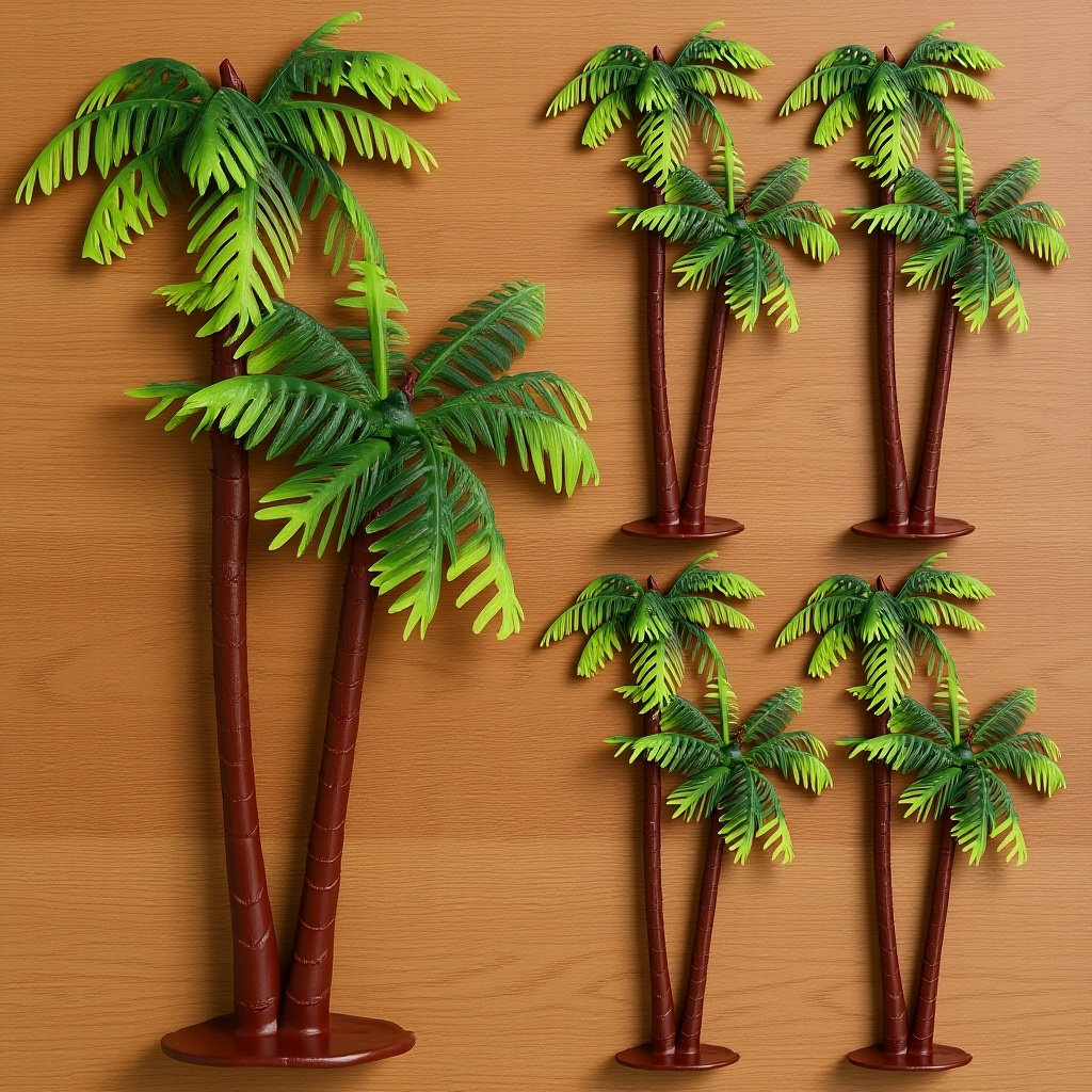 5 stuks realistische kokospalm - Aquarium Planted Tree recensie en prijs