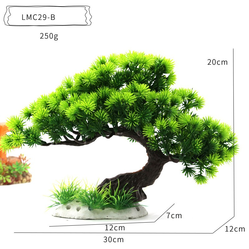 Plastic waterplanten Aquariumo - Aquarium Planted Tree recensie en prijs
