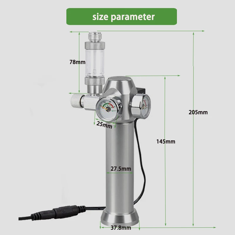 Aquarium CO2 Regulator Magneet - Planted Aquarium Accessories recensie en prijs