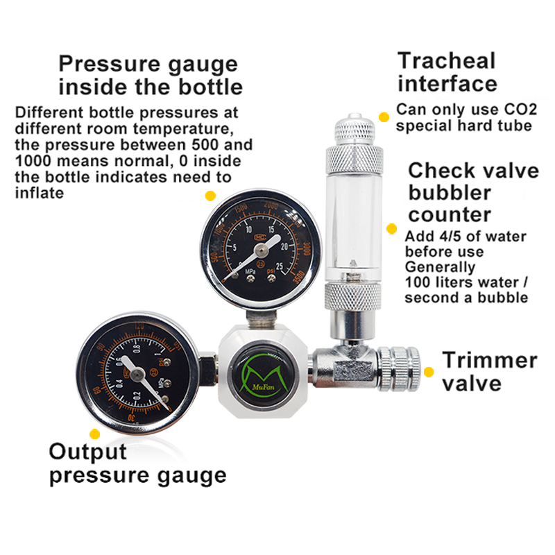 Aquarium CO2 Regulator Magneti - Planted Aquarium Accessories recensie en prijs