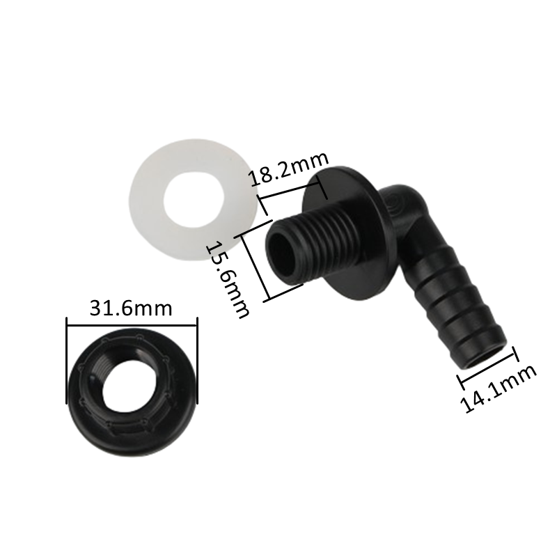 Plastic 3/8 