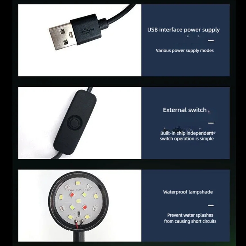 USB LED Aquarium Clip Lamp Hog - Planted Aquarium Mini recensie en prijs