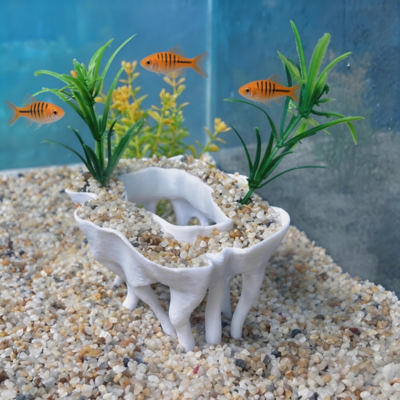 3D-geprinte aquariumplanten in - Aquarium Planted Tree recensie en prijs