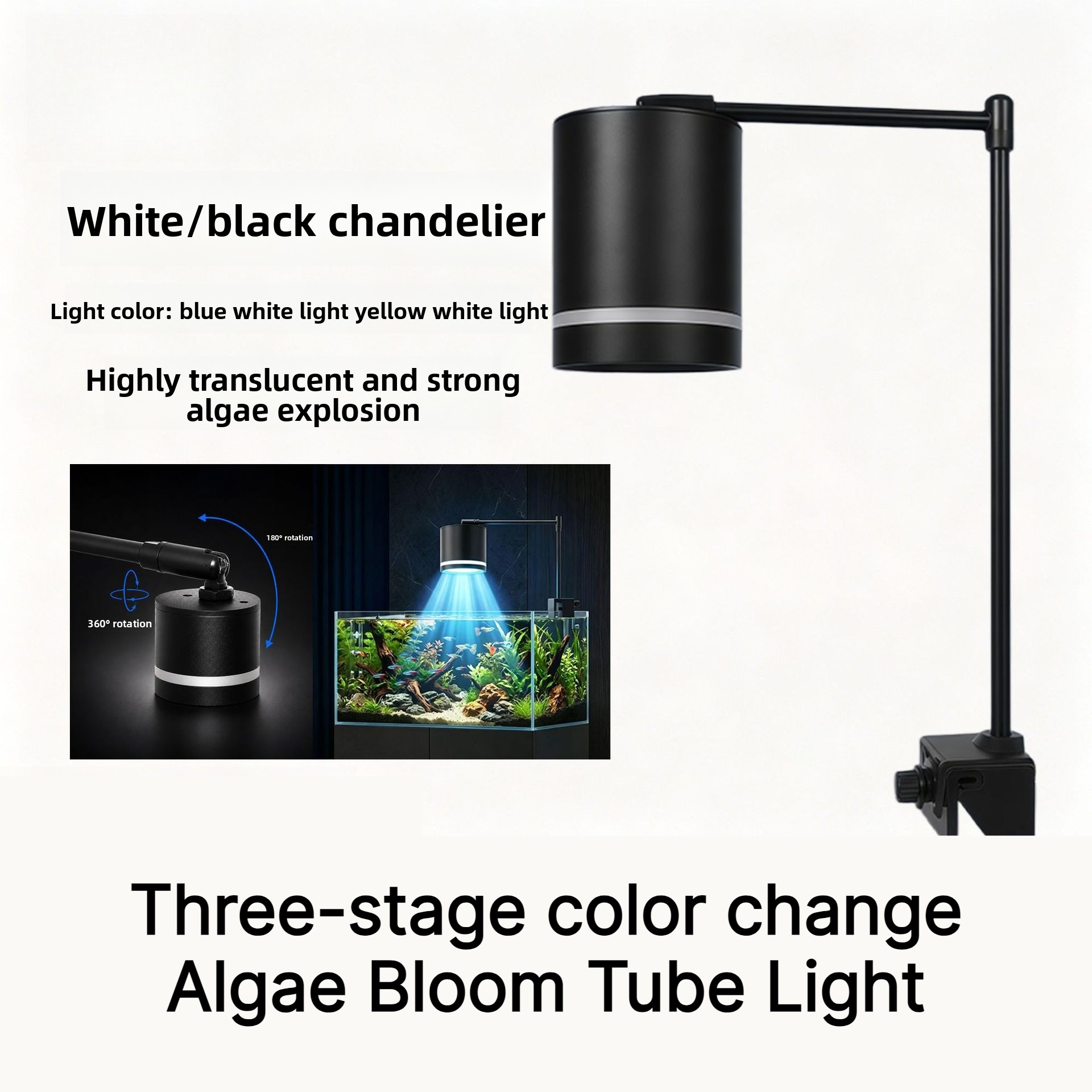 LED Aquarium Hanglamp, Spatwat - Planted Aquarium Algae recensie en prijs