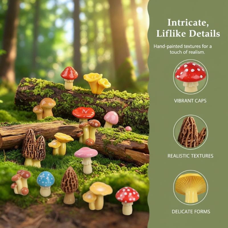Mini hars-paddenstoel ornament - Planted Aquarium Mini recensie en prijs